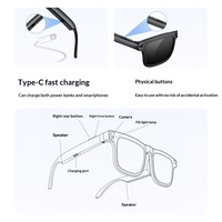 Lunettes de caméra pour activités de plein air, lunettes intelligentes avec capture vidéo, OEM ODM, marque personnalisée, vente en gros, approvisionnement mondial