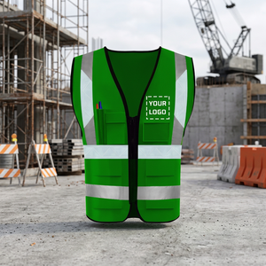 Gilet de sécurité imperméable de classe 2 ANSI du groupe JNA avec logo personnalisé (OEM/ODM pris en charge) - Product Image 2