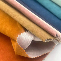Tissu d'ameublement doux en cachemire non brillant effet nuageux en velours de polyester, technique de chaîne tissée ignifuge pour canapés