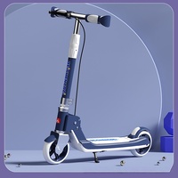 Trottinette d'équilibre pliable à deux roues pour enfants en plastique avec siège inclus, hauteur réglable, roues lumineuses, frein avant