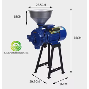 Molino multifuncional para granos secos y húmedos, máquina de molienda de especias y granos con finura de molienda ajustable. - Product Image 2