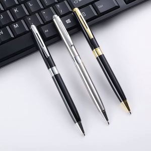 High Quality Twist Metal Ballpoint <b>Pen</b> with logo Luxury Rollerball <b>Pen</b> Customizable Business Signature Metal <b>Pen</b> Black - Product Image 2