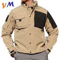 Vestes pour hommes en softshell imperméables de sport et de plein air, nouvelle mode, vente en gros, logo personnalisé OEM