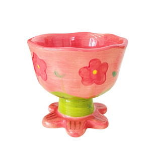 Cuenco <span class=keywords><strong>de</strong></span> cerámica para helados, creativo, personalizado, para el hogar, para ensalada <span class=keywords><strong>de</strong></span> yogurt, postre, venta directa <span class=keywords><strong>de</strong></span> fábrica - Product Image 1