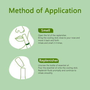 Barra Refrescante de Aceite de Menta para la Respiración Nasal, Suministro para el Cuidado de la Salud para Revitalizar la Mente Mientras Conduce, Aspiración Nasal Eficaz - Product Image 4