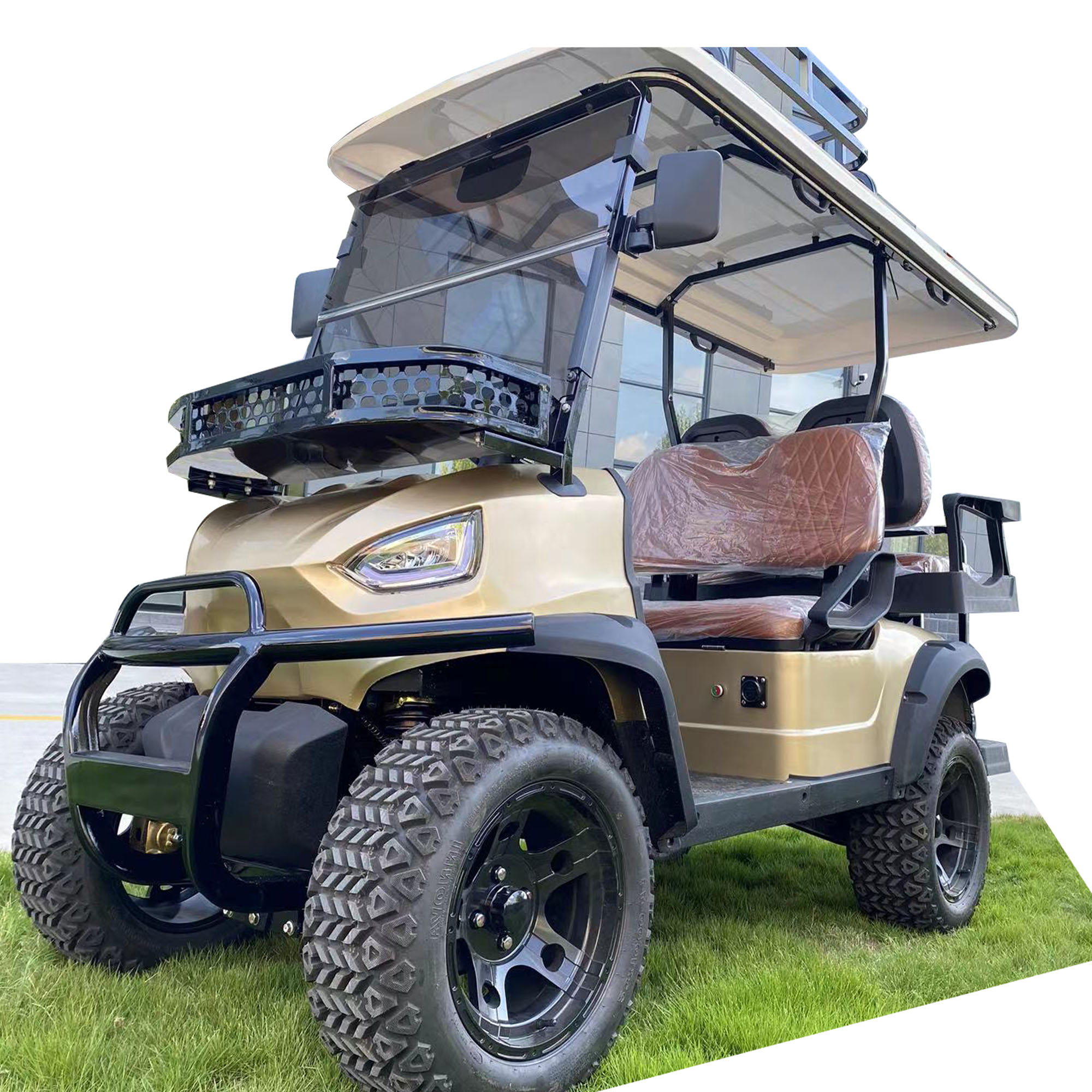 Складные электрические тележки для гольфа с литиевым аккумулятором на 4 и 6 мест, с сертификатом CE, на заказ