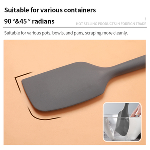 Thực phẩm lớp <span class=keywords><strong>Silicone</strong></span> Thìa chịu nhiệt 450 ° F không dính BPA miễn phí nhà bếp spatulas cho nướng nấu ăn trộn cào - Product Image 4