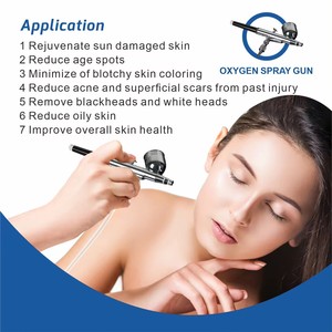 Máquina de Tratamientos Faciales y Capilares con Hidro-Oxígeno a Alta Presión, Pistola de Pulverización Aqua Peeling, Inyector Hidratante - Product Image 2