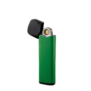 Briquet de luxe haut de gamme en métal coupe-vent 60K sans flamme à fil chauffant rechargeable Type-C écologique Crown Espagne - Product Image 5