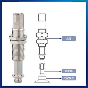 Soporte de ventosa SMC ZP3 con rosca M8, metálico, de grado industrial, para manipulación de vidrio - Product Image 2