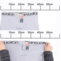 Vente en gros de boxers longs imprimés mi-hauts pour hommes, doux, confortables, lavables en machine, extensibles