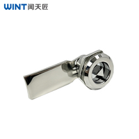 Cerradura de Leva de Aleación de Zinc/Acero Inoxidable, Llave Triangular, Superficie Electrochapada, Adecuada para Máquinas Expendedoras/Cerraduras de Máquinas de Garra