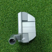 Tête de putter de golf personnalisée OEM avec logo, entièrement usinée CNC, en acier inoxydable sur mesure, avec shaft et grip