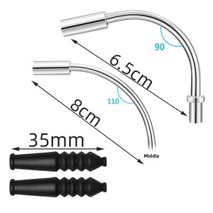 Guía de cable para frenos V-Brake de bicicleta con cubierta de goma antipolvo, protector de cable de freno, piezas para frenos V-Brake de bicicleta - Product Image 4