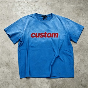 Camiseta Personalizada de Algodón para Hombre, Manga Corta, Cuello Redondo, Casual, con Letras Impresas, Transpirable, para Verano - Product Image 1