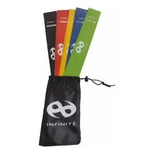 Mini bande Infinity If-SMB2 Set di fasce per esercizi Fitness e Yoga realizzate in lattice e Silicone - Product Image 3