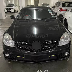 Grille de pare-chocs avant supérieure de remplacement en maille pour Mercedes-Benz R171 SLK-Class SLK200 SLK300 SLK350 2008-2010 - Product Image 6