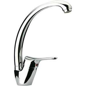 Chrome Single-Lever Sink Mixer with High Spout Pilot <b>Toilet</b> <b>Cleaners</b> Product Category - Product Image 1