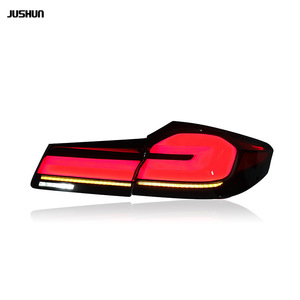 Luces traseras LED Jushun para BMW Serie 5 G30 2018 2020, estilo ahumado LCI, actualización 12V - Product Image 4