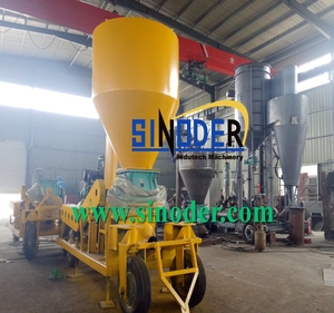 Hiệu suất tốt 30 t/h khí nén băng tải chân không vận chuyển máy cho lúa mì thực phẩm nhà hàng ngành công nghiệp-Định lượng xô PU vành đai - Product Image 5