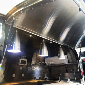 Hot Selling Eco-Friendly Stainless Steel <strong>Ice</strong> <strong>Cream</strong> &amp; Kebab Mobile Food <strong>Trailer</strong> with Coffee Station Made in China - Product Image 4