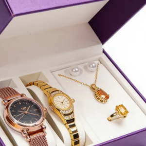 Caja de reloj doble de PU para pareja, con almohada, accesorio de almacenamiento de regalo, caja doble para relojes, venta al por mayor directa del fabricante. - Product Image 1