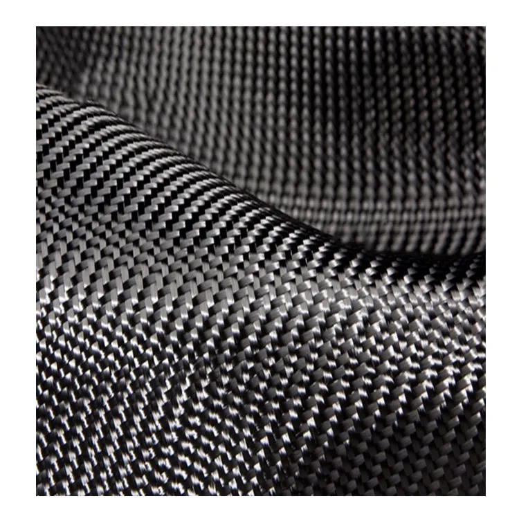 3K 6K 12K Zwart Twill Weave Carbon Fiber Stof Kosteneffectieve 100% Prepreg Carbon Doek