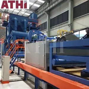 Machine à éplucher les plaques d'acier et machine de peinture par pulvérisation ligne de conservation pour nettoyer et peindre la plaque - Product Image 2