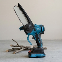 Mini tronçonneuse sans fil à moteur brushless, petite scie à chaîne portative pour bricolage, coupe de bois et de troncs, qualité industrielle