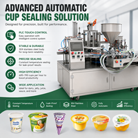 Machine de scellage automatique rotative DEEPACK pour gobelets de yaourt, coupes de dessert, coupes de sauce et bols de snacks – Usage quotidien