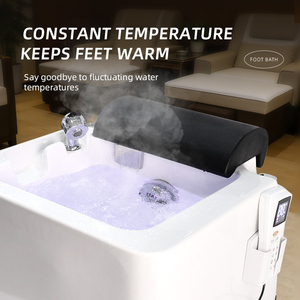 Baño de Pies Desintoxicante con Calentamiento a Temperatura Constante, Masaje, Ruedas Móviles y Luces de Desinfección - Product Image 4
