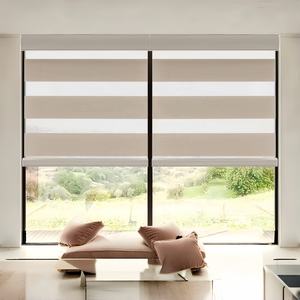 Persianas Enrollables Automáticas para Ventanas, Persianas Enrollables Dobles Horizontales, Persianas Zebra en Venta - Product Image 1