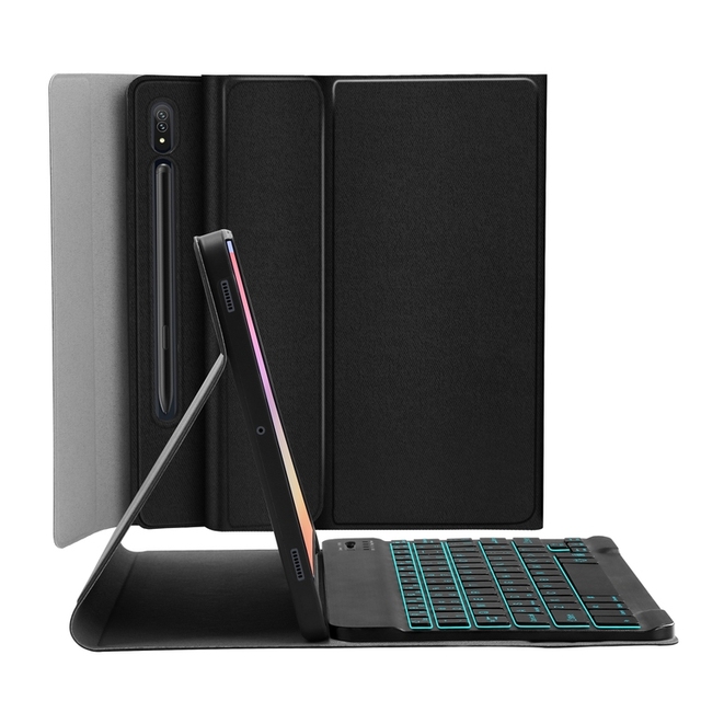Low Price Good Quality Combo Set Android Tablets Cases With Keyboard and Pen HolderFor Samsung Galaxy TAB S7 11 T870/T875 Plus T