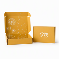 Emballage personnalisé en carton ondulé pour l'expédition postale de produits de petites entreprises et de commandes alimentaires