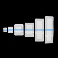 Pansement médical à film transparent avec tampon Bandages adhésifs imperméables Film barrière de couverture de plaie chirurgicale