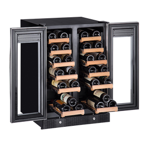 Réfrigérateur à vin professionnel avec porte vitrée, congélateur cave, double fonction, encastrable ou autoportant, contrôle électronique - Product Image 4