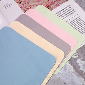 Vente en gros directe de chiffons de nettoyage pour <span class=keywords><strong>lunettes</strong></span> en fibre fine cinq couleurs, personnalisables avec le <span class=keywords><strong>nom</strong></span> du magasin, Chine - Product Image 3