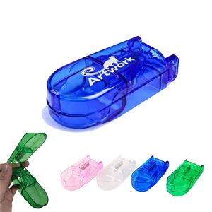 Compact Tablet Splitter Precise V <b>Shaped</b> Pill <b>Cutter</b> Box Eco Friendly Medicine Slicer Drug Divider Organizer Factory Price - Product Image 6