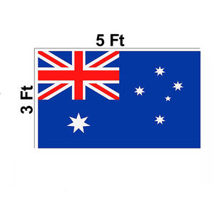 Bendera <span class=keywords><strong>Australia</strong></span> Poliester Murah Laris Manis, Perayaan Hari Nasional, Spanduk Promosi, Berbagai Ukuran Bendera Negara - Product Image 2