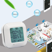 Moniteur de qualité de l'air intérieur AQ80, intégration multi-paramètres, affichage en temps réel pour bâtiments commerciaux et bureaux