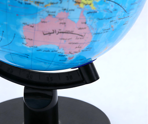 <span class=keywords><strong>Globe</strong></span> rotatif en plastique 20 cm pour étudiants, outil pédagogique de classe, ornements haute définition, bleu classique ZKJ - Product Image 5