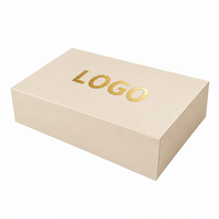 Boîte cadeau de luxe personnalisée à fermeture magnétique, emballage rigide pliable en carton avec logo pour vêtements et cadeaux