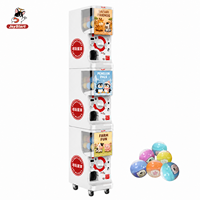 Machine à Gashapon Personnalisée Distributeur de Bonbons à Monnayeur à Vendre Faible Coût Corps en Acrylique Compatible Capsules 50mm 75mm