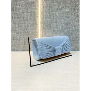 Bolso de Mano de Cristal con Forma de Lazo de Satén, Cadena para el Hombro, Bolsos Elegantes para Mujer, Bolso de Fiesta, Bolso de Mano para Eventos - Product Image 4