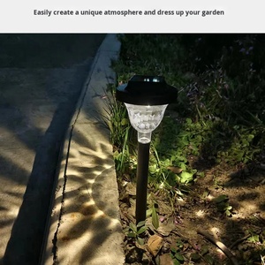 Lámpara Solar LED para Jardín, Iluminación Exterior Impermeable para Paisajes, Patio, Camino, Entrada, Decoración para Camping - Product Image 2