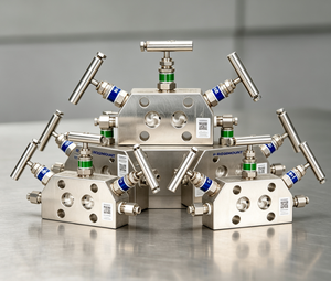 Rosemountt 305 Five Block and Bleed Manifold 6000 PSI pour la calibration différentielle - Product Image 2