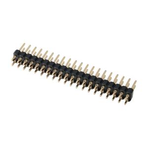 Connecteur mâle à double rangée de broches 2,54 mm 0,64 SQ, 2/3/4/5/6/8/10/12/20/40 broches - Product Image 1
