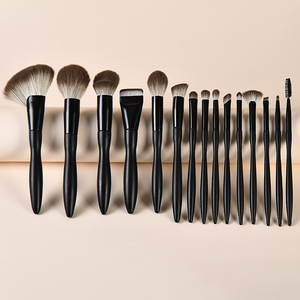 Coffret cadeau de pinceaux de maquillage de qualité supérieure, pinceau à poudre libre en poils d'animaux, pinceau correcteur pour fard à paupières, pinceau à blush - Product Image 1