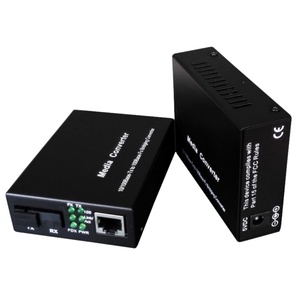 Ftth OEM ODM đa-gigabit 10 gam PoE ++ chuyển đổi RJ45 sợi quang thu phát phương tiện truyền thông chuyển đổi một cặp 10/100Mbps 20km SM sợi - Product Image 1