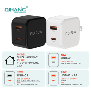 New Mini Tường Adapter 25W A + C Siêu Nhanh Sạc Hỗ Trợ Sạc Hai Thiết Bị - Product Image 6